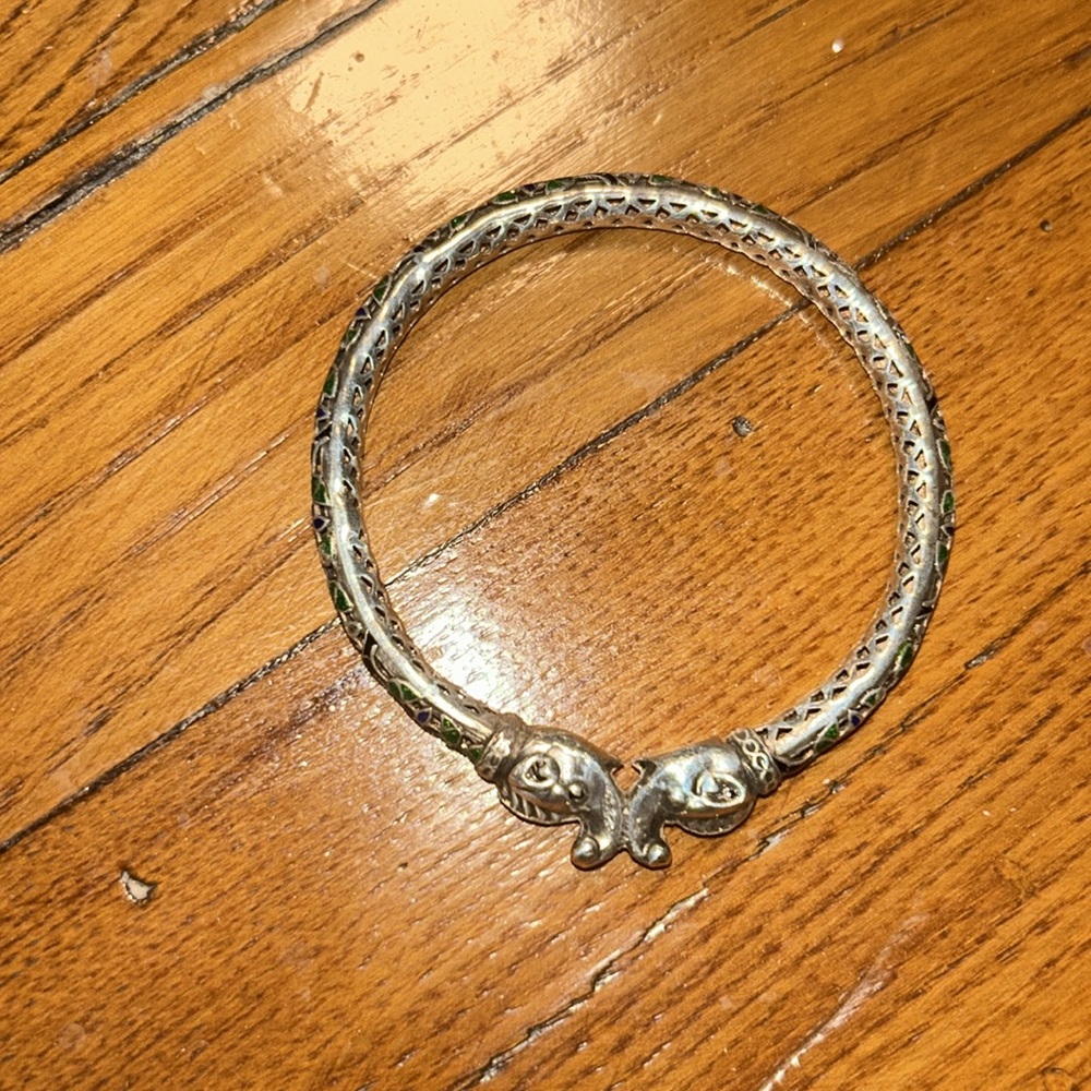 Vintage Meenakari Bangle - Picture 6 of 8